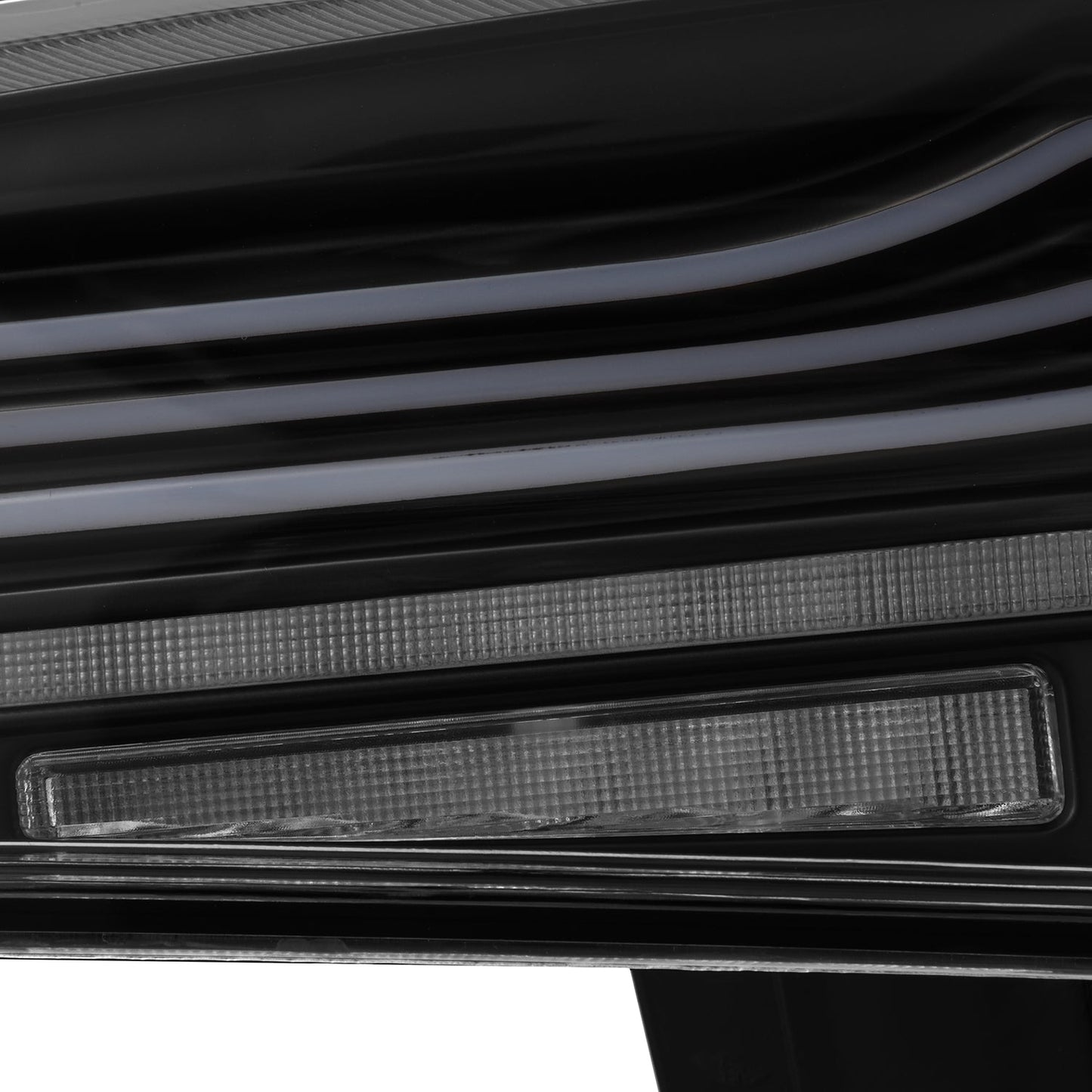 AlphaRex 609010 20-24 Toyota Supra LUXX-Series Laser Style LED Tail Lights Black