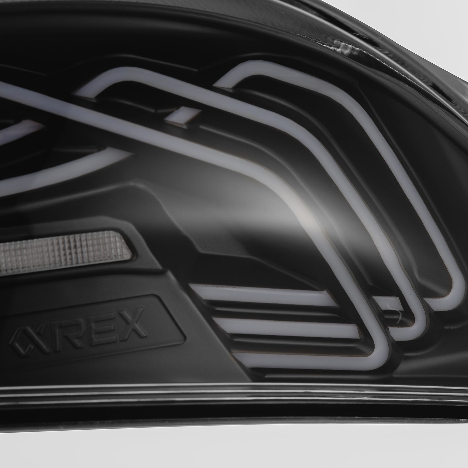 AlphaRex 609010 20-24 Toyota Supra LUXX-Series Laser Style LED Tail Lights Black