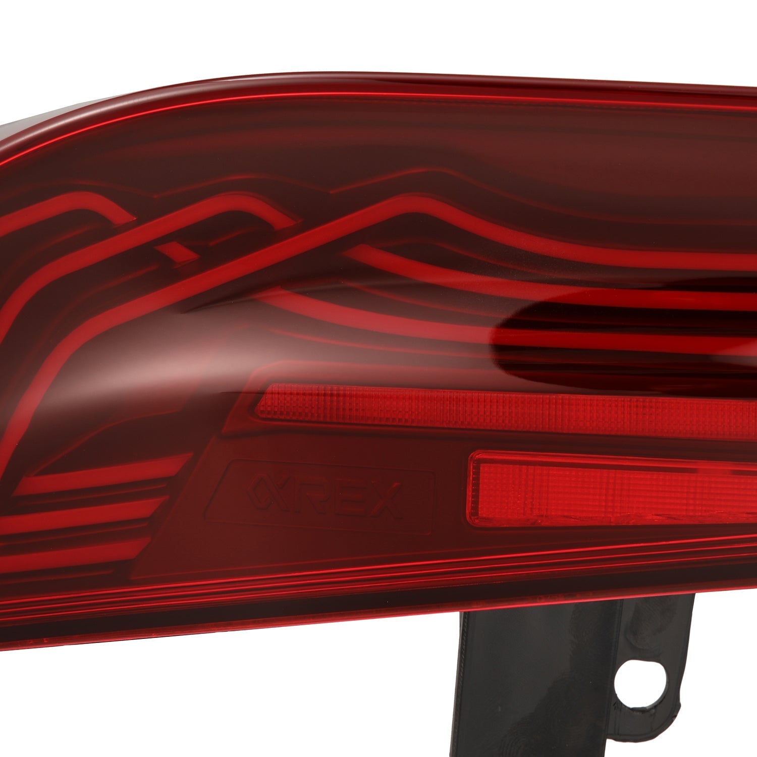 AlphaRex 609030 20-24 Toyota Supra LUXX-Series Laser Style LED Tail Lights Black-Red