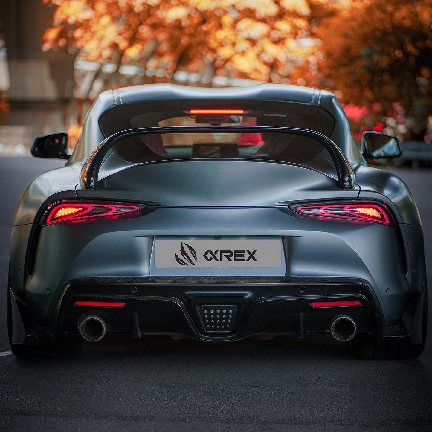 AlphaRex 609011 20-24 Toyota Supra LUXX-Series FT-1 Style LED Tail Lights Black