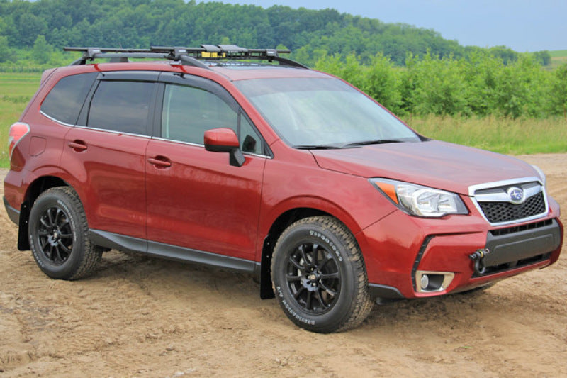 Rally Armor UR Mud Flaps - 2014-2018 Subaru Forester - Black/Grey Logo - #MF28-UR-BLK/GRY