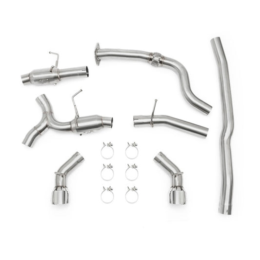 Mishimoto 2016+ Chevrolet Camaro 2.0T Dual Polished Tip Cat-Back Exhaust - #MMEXH-CAM4-16DTPP