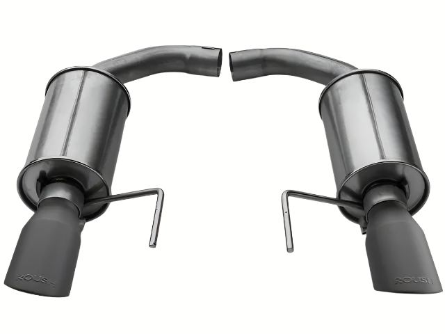 Roush Axle Back Exhaust for 15-26 Mustang V6/EcoBoost Black Tips 421837-BLK