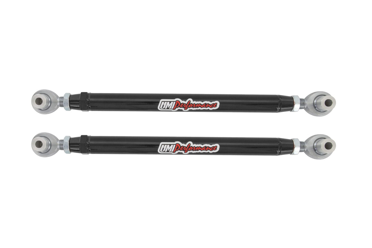 UMI Performance 2017-B Adjustable Lower Control Arms Rod Ends Black