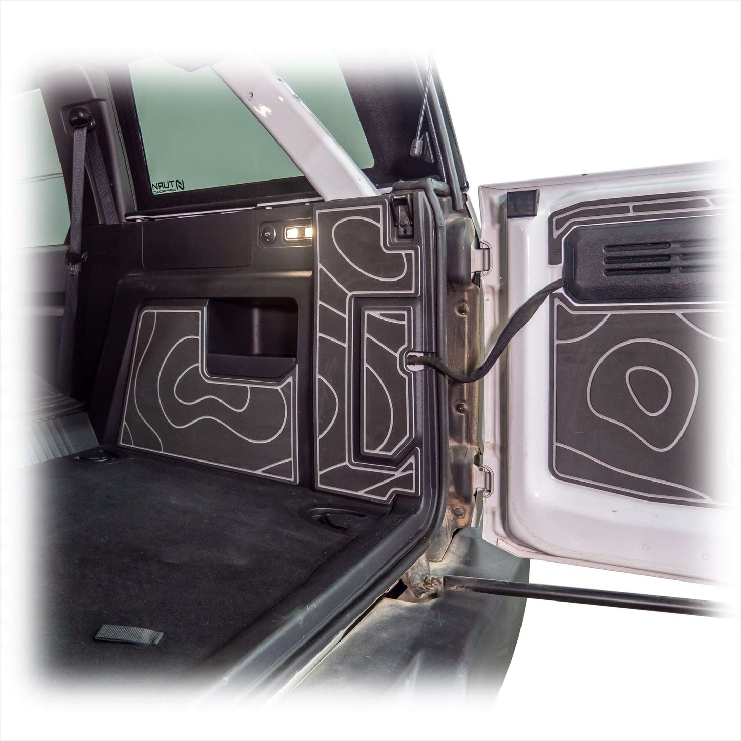 Turn Offroad IA5-M4B for 2021+ Ford Bronco Cargo Area Foam Protector Kit Black