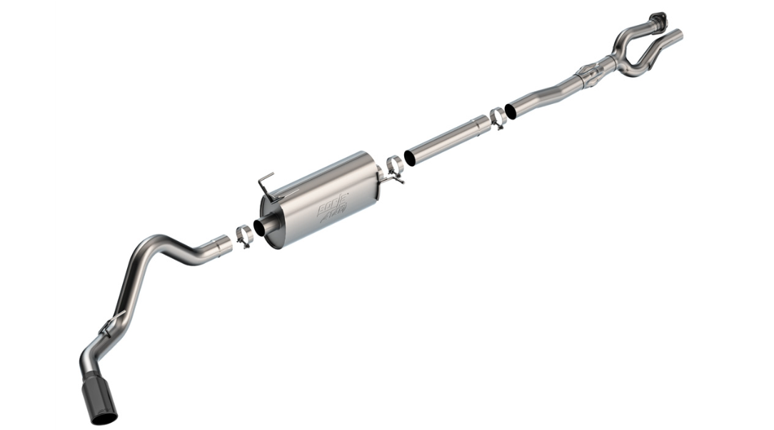 Borla 141017BC 17-22 Ford F-250/F-350 SD 6.2L V8 2+4WD (Non-Dually) 2.75in ATAK Catback Exhaust - Blk Chrome - #141017BC