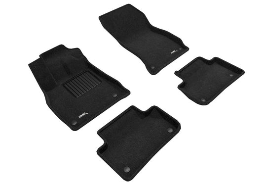 3D MAXpider Elegant Rear Floor Mats for 2018-2023 Audi Q5/Q5 PHEV/SQ5