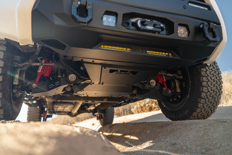 DV8 24-25 Toyota Tacoma & Land Cruiser Rear Belly Skid Plate - #SPTT1-09