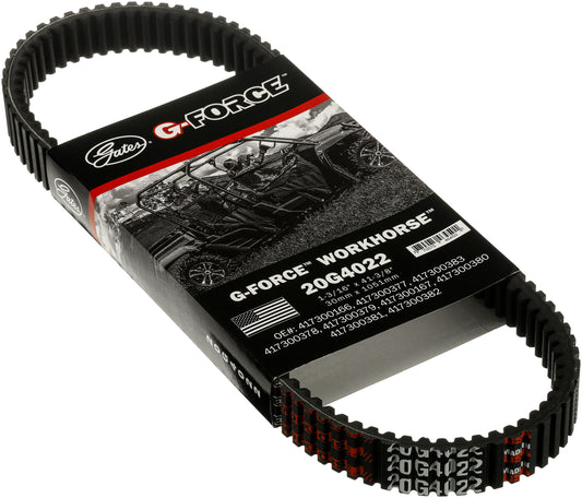 Gates 20G4022 G-Force CVT Belt 1-13/64in x 41-3/8in for 1985-1986 Polaris Scrambler 244cc
