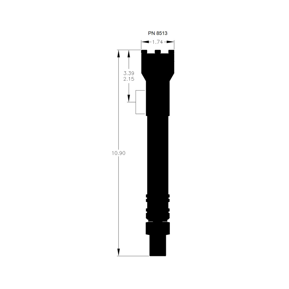 MSD 8513 Oil Plug Wet Sump for Chevy V8