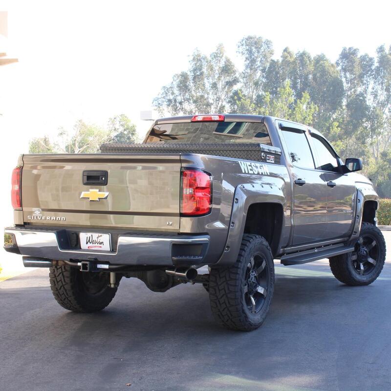 Westin 72-39415 In-Channel Deflectors for 2014-2019 Chevrolet Silverado / GMC Sierra Smoke
