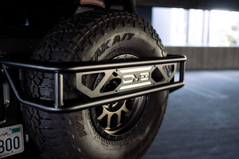DV8 Offroad 21-23 Ford Bronco Spare Tire Guard & Accessory Mount - #TCBR-01