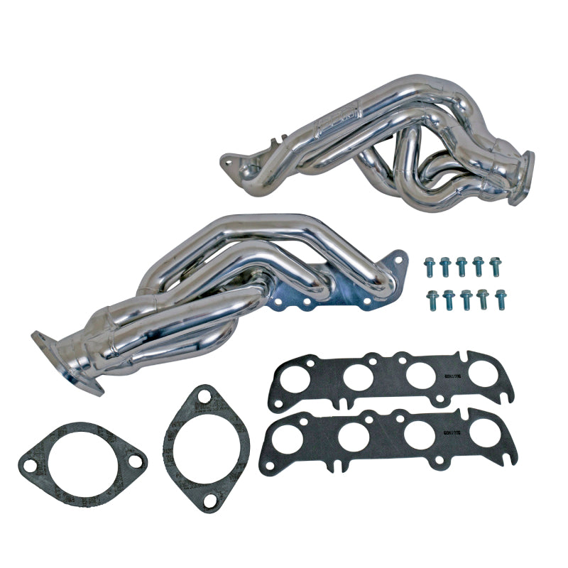 BBK Performance 16320 Shorty Headers 1-5/8 Silver Ceramic for 2011-2014 Ford Mustang GT 5.0L