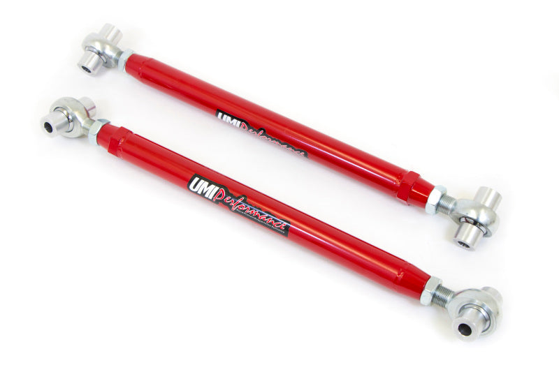 UMI Performance 2017CM-R Adjustable Lower Control Arms Rod Ends Red