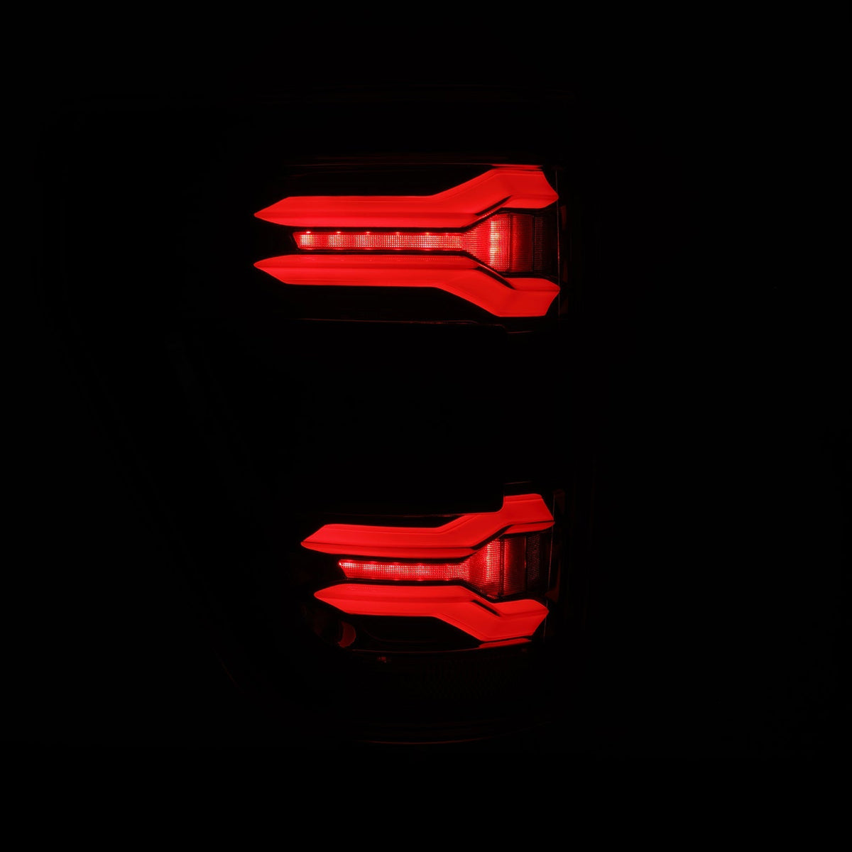 AlphaRex 653060 21-23 Ford F-150 LUXX LED Taillights - Alpha-Black with BLIS