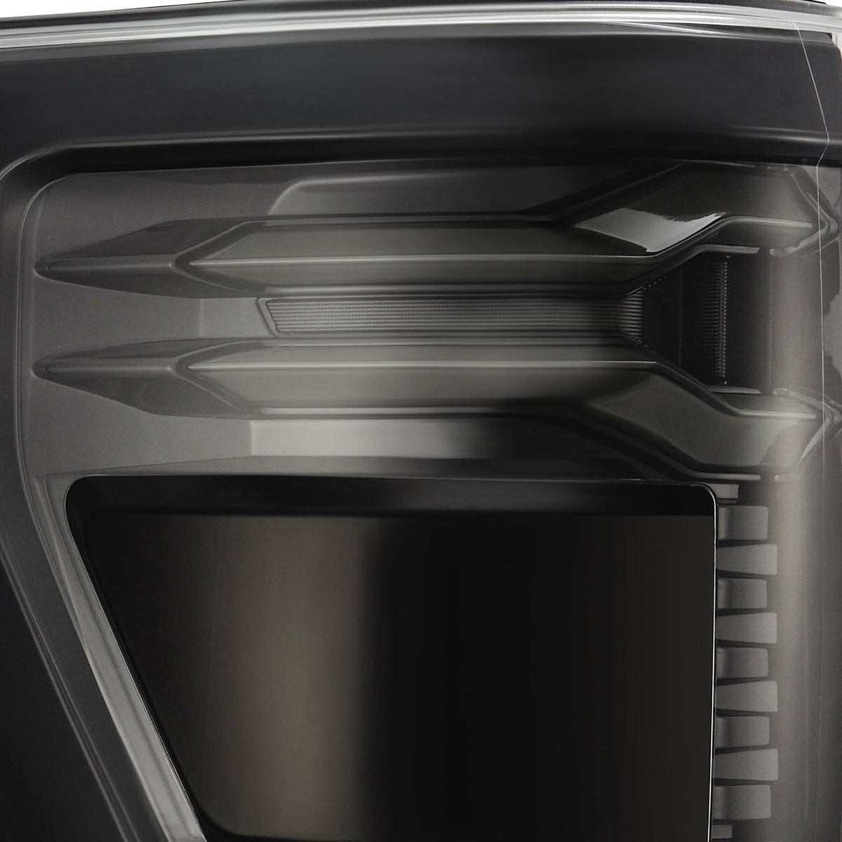AlphaRex 653060 21-23 Ford F-150 LUXX LED Taillights - Alpha-Black with BLIS