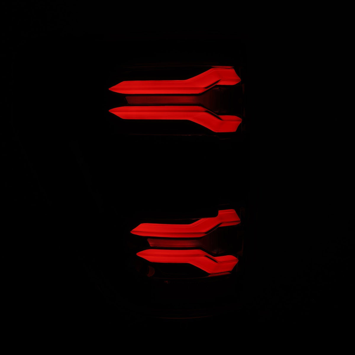 AlphaRex 653060 21-23 Ford F-150 LUXX LED Taillights - Alpha-Black with BLIS