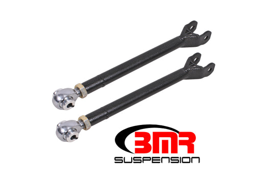 BMR 08-23 Challenger Lower Trailing Arms w/ Single Adj. Rod Ends - Black Hammertone