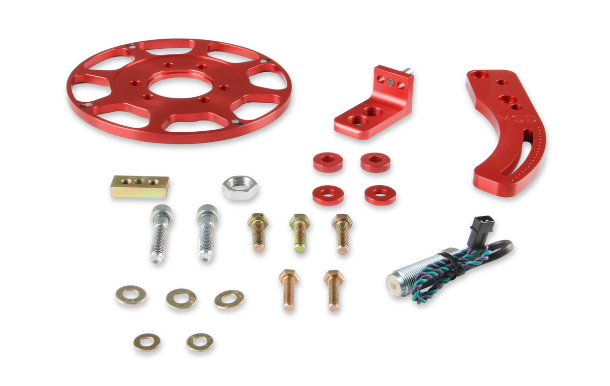 MSD 8620 Crank Trigger Wheel Kit - Flying Magnet - BBC - 8 in.