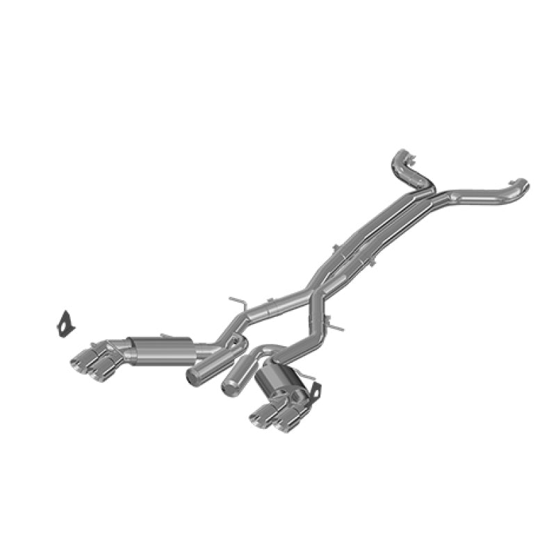 MBRP Camaro SS 3in Dual Cat-Back Exhaust Street Version w/ T409 Tips