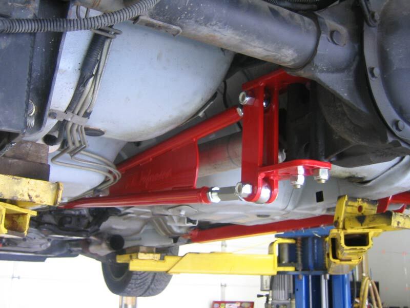 UMI Performance 2205-B Transmission Mounted Adjustable Torque Arm Black