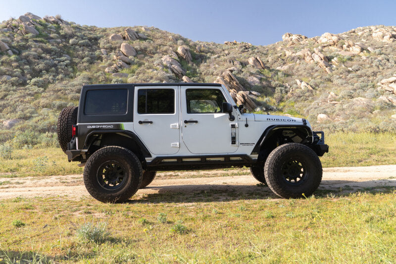 DV8 Offroad 2007-2018 Jeep Wrangler JK 4-Door Rock Sliders - #SRJK-07