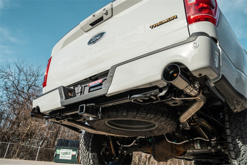 Corsa 2022-2026 Ford F-150 SuperCrew/5.5ft Bed 5.0L V8 Sport Cat-Back Dual Rear Exit-Black PVD