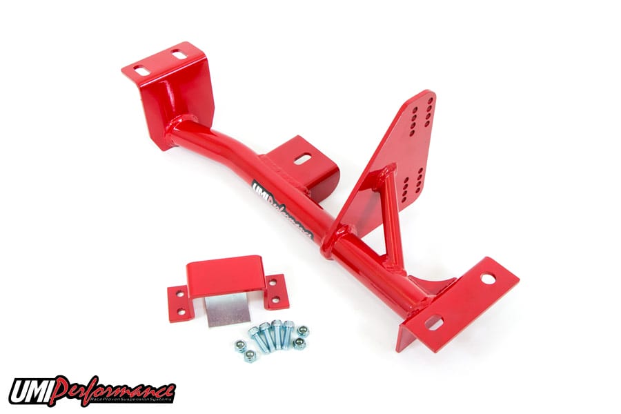 UMI Performance 2213-R Torque Arm Relocation Kit TH400 Red for 1998-2002 F-Body