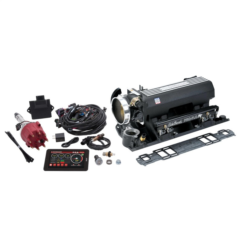 Edelbrock 35813 Pro Flo 4 Fuel Inject Kit XT Sequential Port SBC 429/460 1986 625 Max HP 35 lb/hr