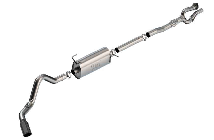 Borla 141015BC 20-26 Ford F250/F350 Super Duty 7.3L V8 4dr 2.75in-3in ATAK Cat-Back Exhaust - Blk Chrome - #141015BC