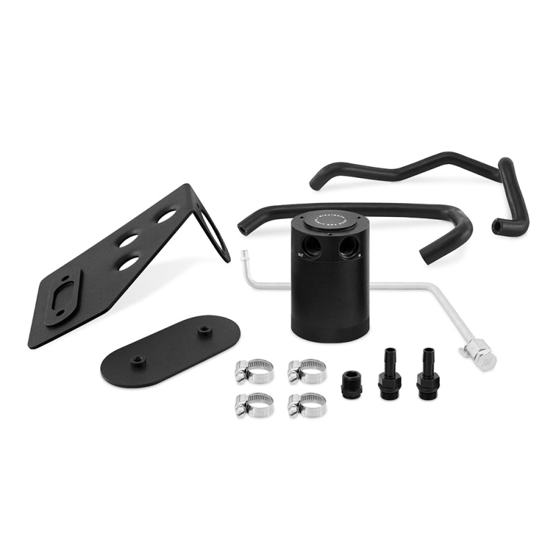 Mishimoto 2020+ Toyota Supra Baffled Oil Catch Can Kit - Black - #MMBCC-SUP-20CBE