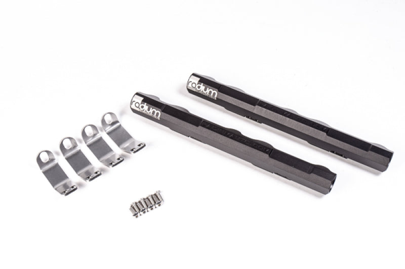 Radium Engineering Fuel Rail Kit with Stainless Steel Brackets Compatible with Nissan VQ - #20-0458
