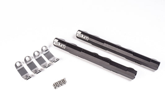 Radium Engineering Fuel Rail Kit with Stainless Steel Brackets Compatible with Nissan VQ - #20-0458