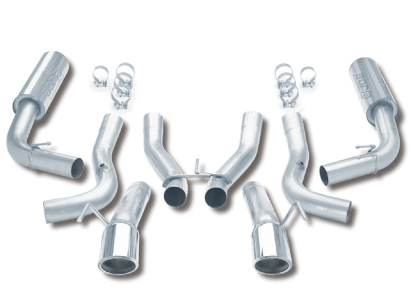 Borla 14663 96-02 Viper GTS/R/T-10 Coupe/Convertible 2dr w/ 2.5in Inlets SS Catback Exhaust System - #14663