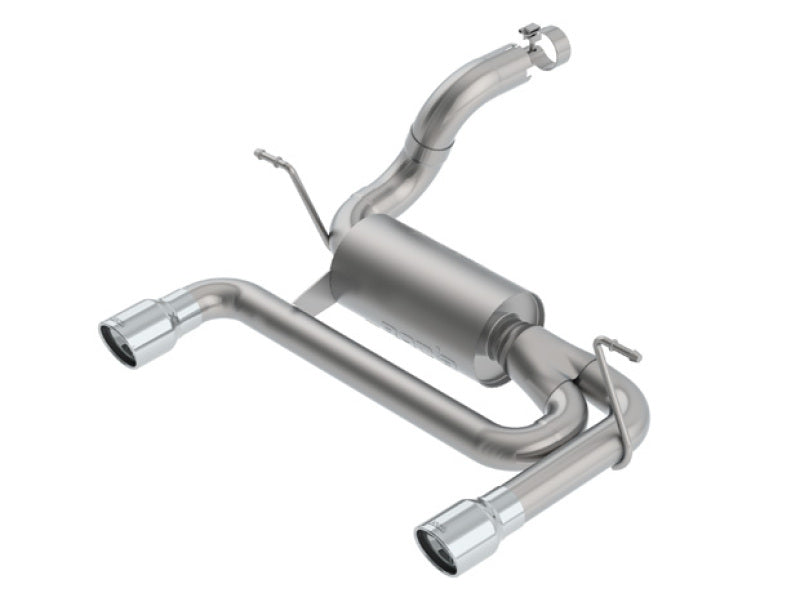 Borla 11957 2018 Jeep Wrangler JL/JLU 3.6L 2DR/4DR ATAK SS Axle Back Exhaust w/3.5in Tips - #11957