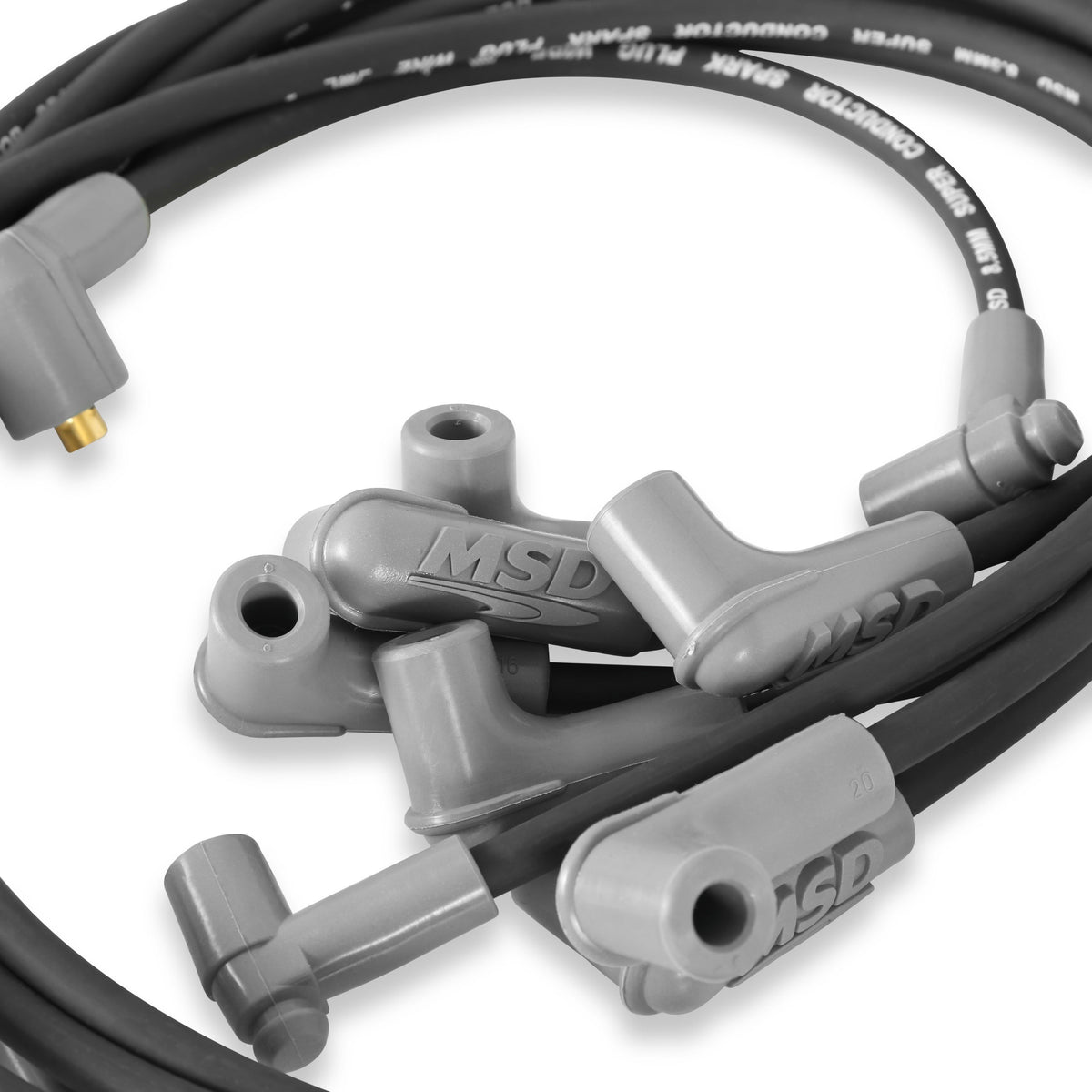 MSD 35653 Wire Set, SC Blk, SB for Chevy w/HEI Tower Cap