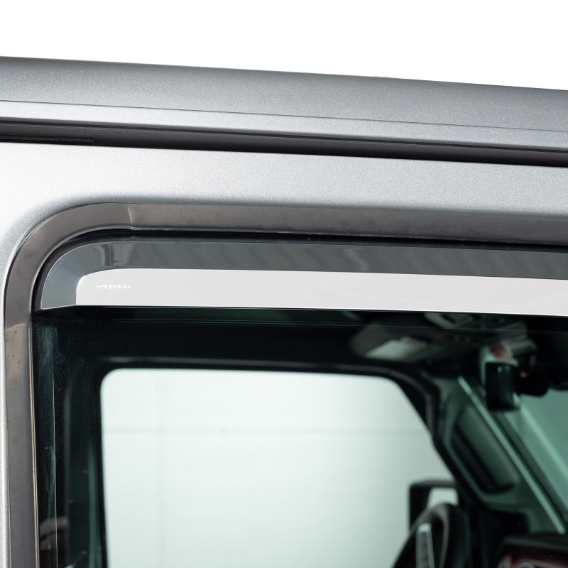 Putco for 2021 Ford F-150 Super Crew Element Chrome Window Visors (Set of 4)
