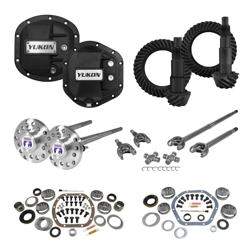 Yukon Gear & Axle YGK013STG4 Master Overhaul Kit Stage 4 for Jeep Re-Gear Kit with Covers Fr & Rr Axles Dana 30/44 4.88 Ratio