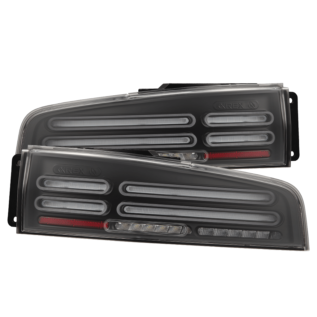 AlphaRex 691012 23-25 Nissan Z Nova-Series Quad-Loop Style Prismatic LED Tail Lights - Black