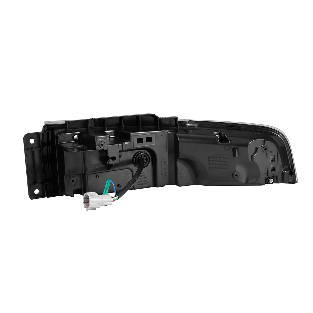 AlphaRex 691020 23-25 Nissan Z Nova-Series Twin-Loop Style Prismatic LED Tail Lights - Alpha Black