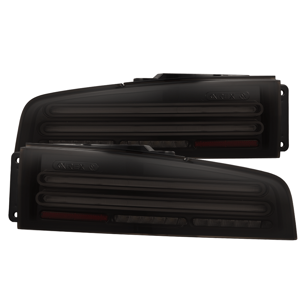 AlphaRex 691020 23-25 Nissan Z Nova-Series Twin-Loop Style Prismatic LED Tail Lights - Alpha Black