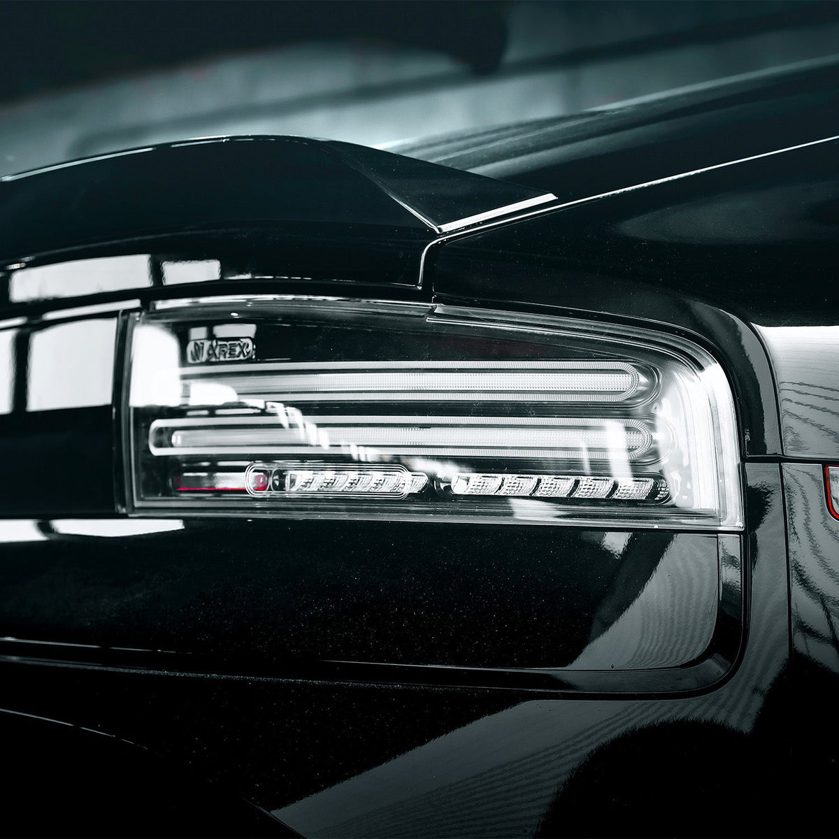 AlphaRex 691020 23-25 Nissan Z Nova-Series Twin-Loop Style Prismatic LED Tail Lights - Alpha Black