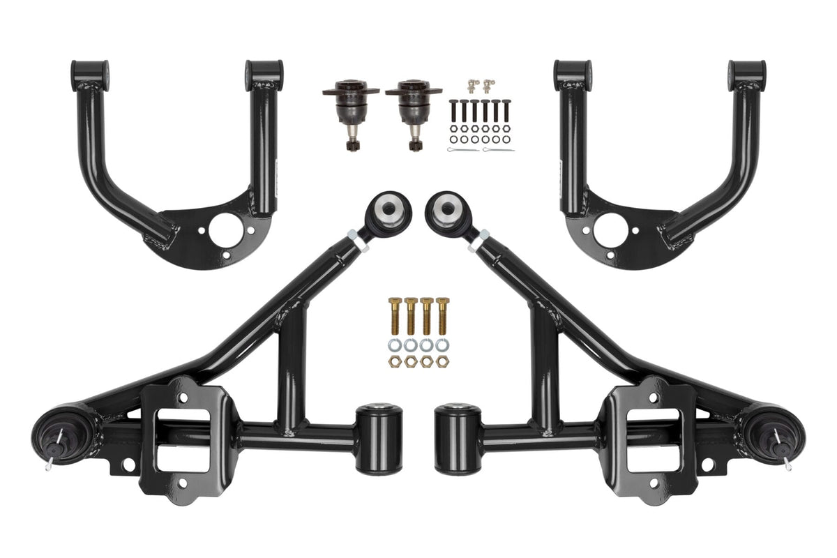 UMI Performance 230511-B Front A-Arms Street Black for 1993-2002 GM F-Body