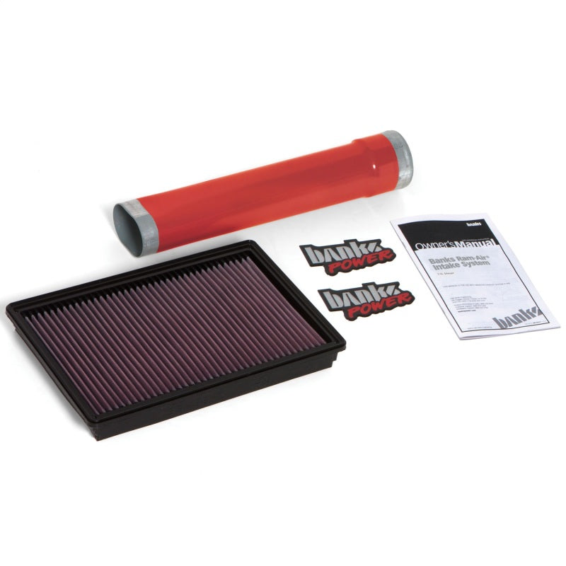 Banks Power Ram Air® Filter Assy w/Silencer Delete Tube - 2014-19 Ram 1500 3.0L EcoDiesel