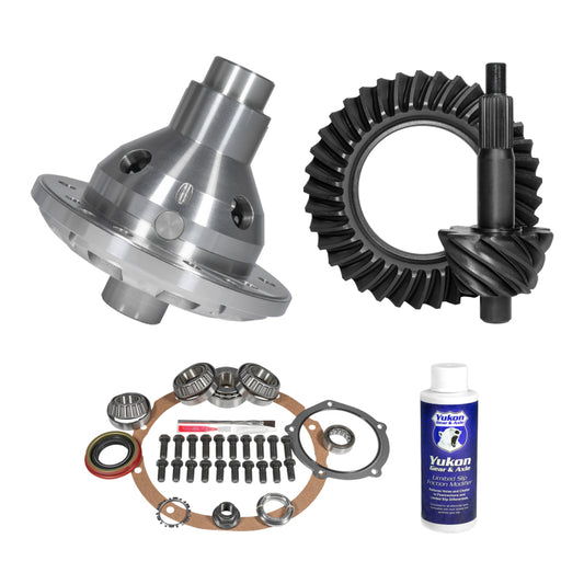 Yukon Gear & Axle YGK2285 Muscle Car Limited Slip & Re-Gear Kit for Ford 9in 28 Spline 3.00 Ratio