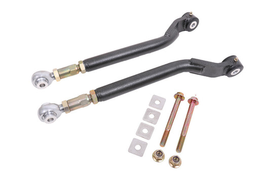 BMR 08-23 Challenger Rear On-Car Adj. Toe Rods Delrin/Rod End Combo - Black Hammertone