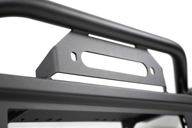 DV8 Offroad 18-23 Jeep Wrangler JL / 20-23 Jeep Gladiator JT FS-7 Mid-Width Winch Front Bumper - #FBJL-07