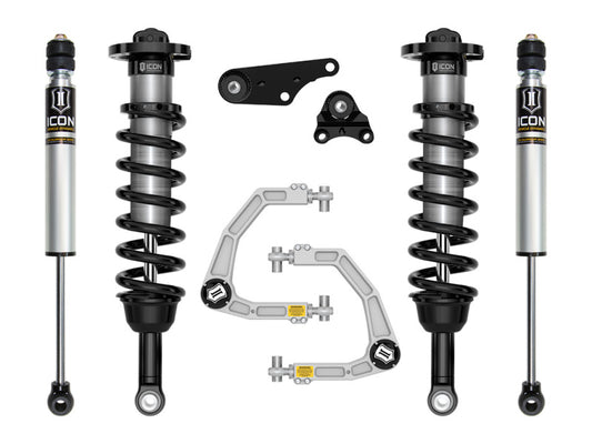 Icon 2024+ Toyota Tacoma 1.25-3in Stage 2 Suspension System  w/ Billet Overland Rear Coils