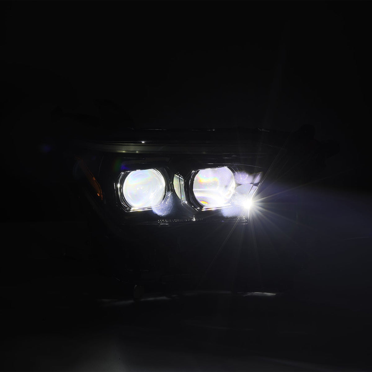 AlphaRex 880329 2024 Toyota Tacoma LUXX-Series Projector Headlights (Pair) - Black with Activation Light