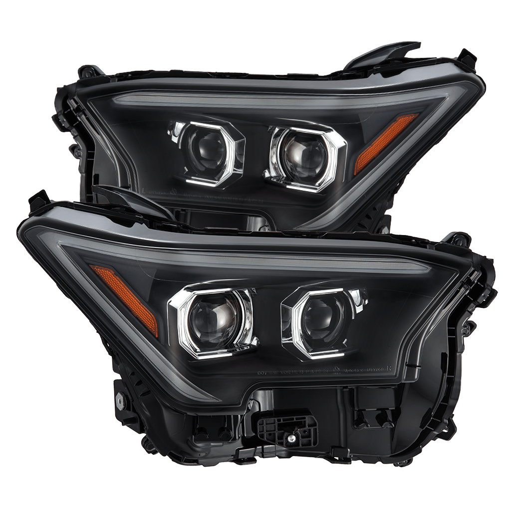 AlphaRex 880329 2024 Toyota Tacoma LUXX-Series Projector Headlights (Pair) - Black with Activation Light